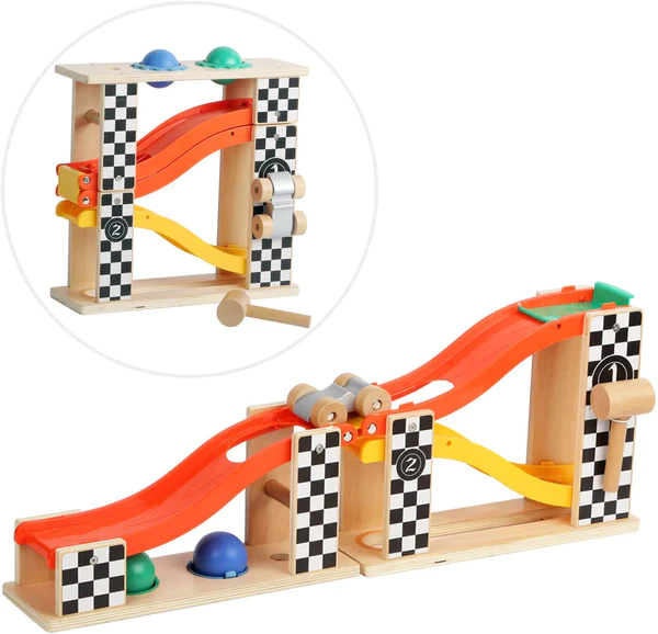 2 in 1 racing Track & Pounding Bench 6