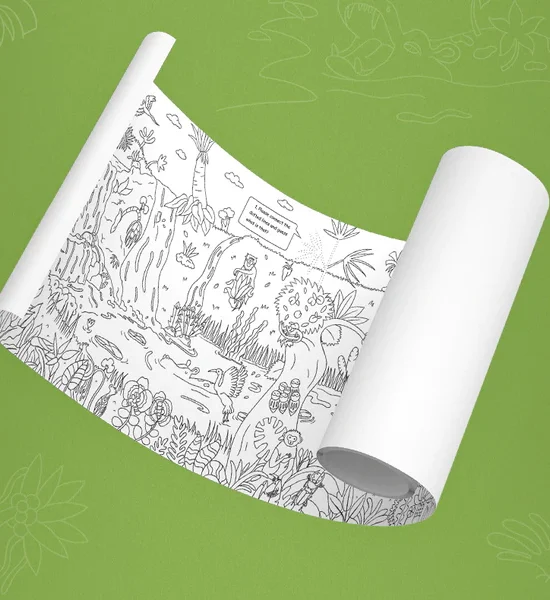 Giant Colouring Roll-Jungle 1