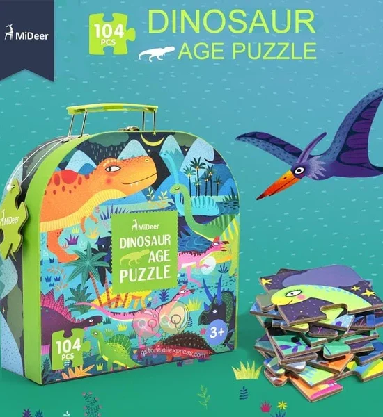 Gift Box Puzzle-Dinosaur Age 1