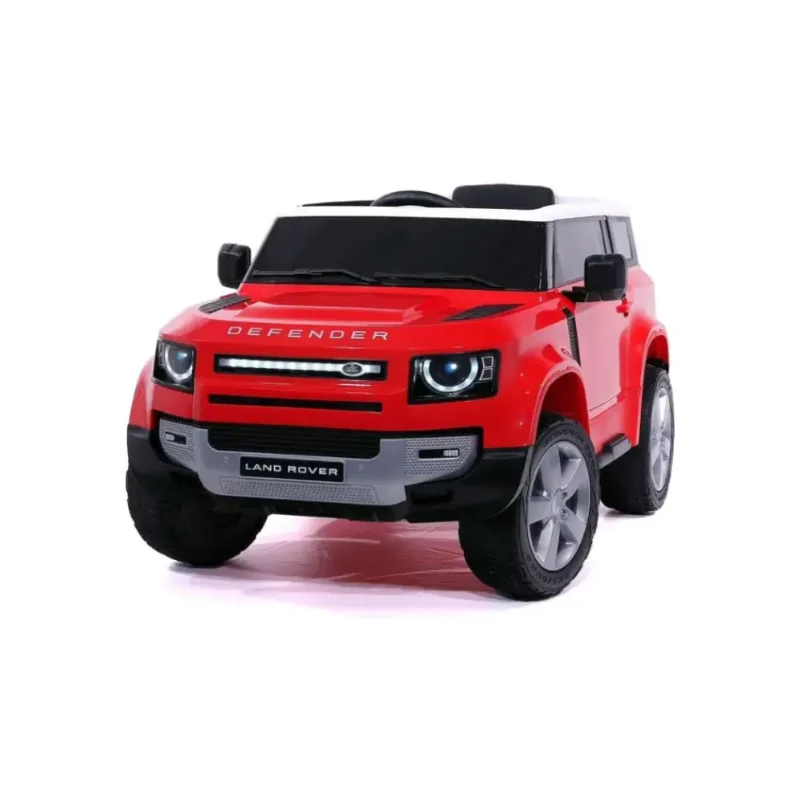 Land Rover Defender Ride-On Car in Qatar Red (1)