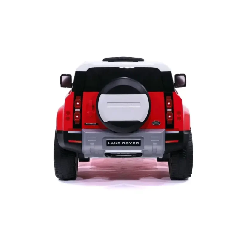 Land Rover Defender Ride-On Car in Qatar Red (2)