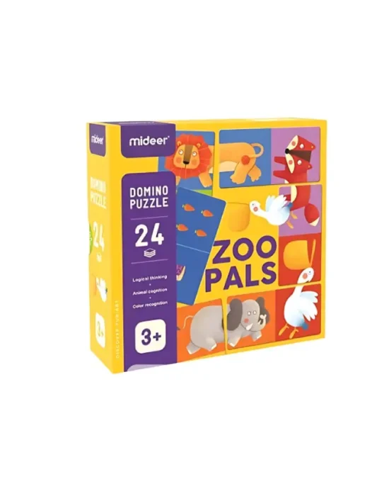 Mideer Domino Puzzle Zoo Pals