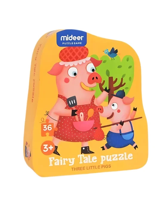 Mideer Fairy Tale Puzzle - Three Little Pigs Main Image