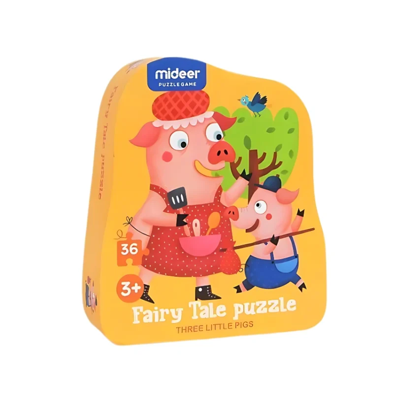 Mideer Fairy Tale Puzzle - Three Little Pigs Main Image