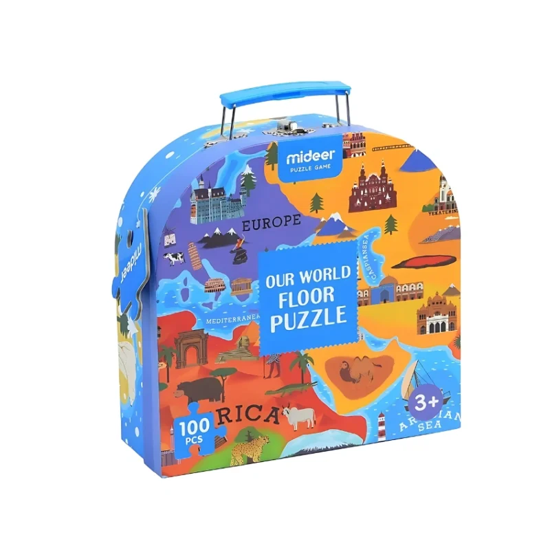 Mideer Gift Box Puzzle - Our World Floor Puzzle Main Pic