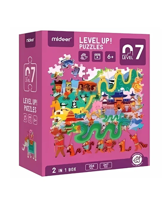 Mideer Level Up! PuzzLes - Level 7- Human Geography Main Image