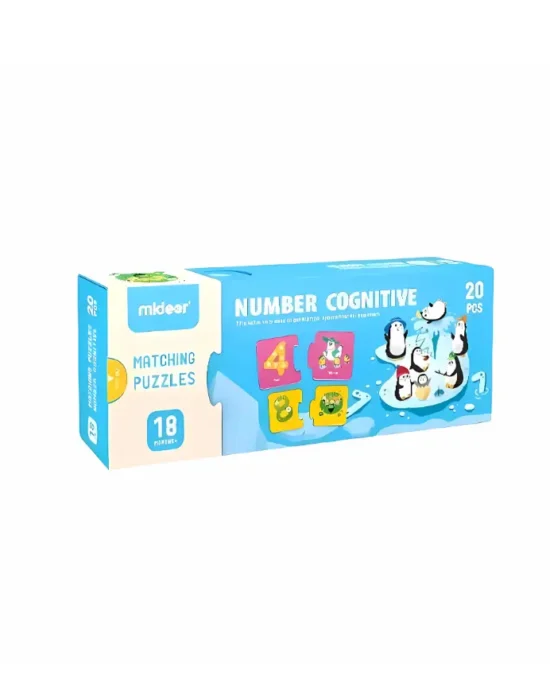 Mideer Matching Puzzles - Number Cognitive - 20 Pieces