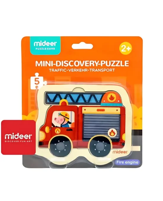 Mideer Mini Discovery Puzzle - Fire Engine