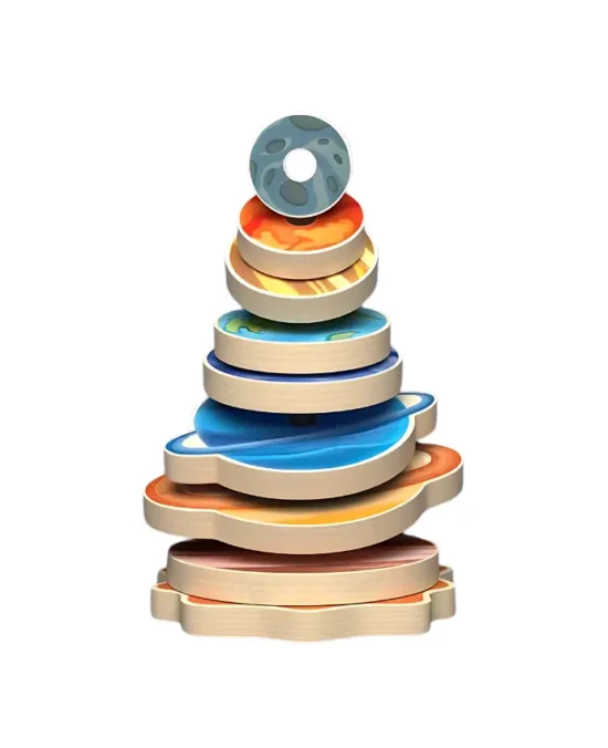 Mideer Planet Jenga Stacking Toy