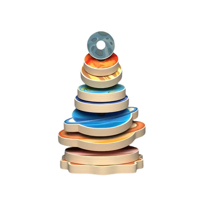 Mideer Planet Jenga Stacking Toy