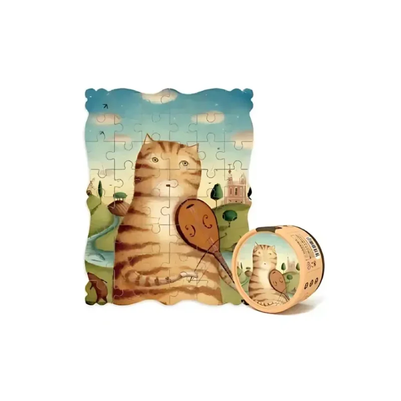 Mideer Portraits Puzzle - Cat and Fiddle Game by Alison Jay