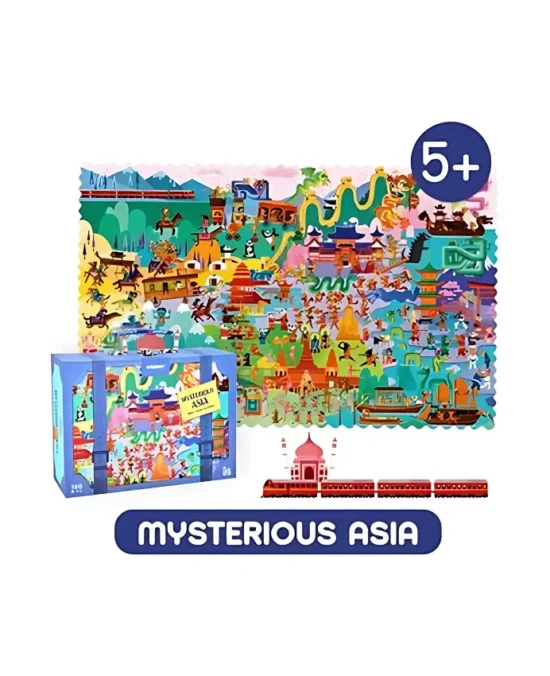 Mideer Travel Around the World Puzzle - Mysterious Asia