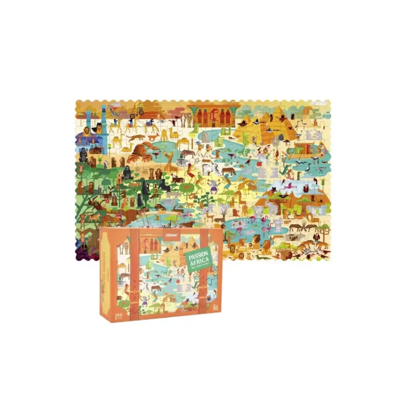 Mideer Travel Around the World Puzzle - Passion Africa - 180 Pieces