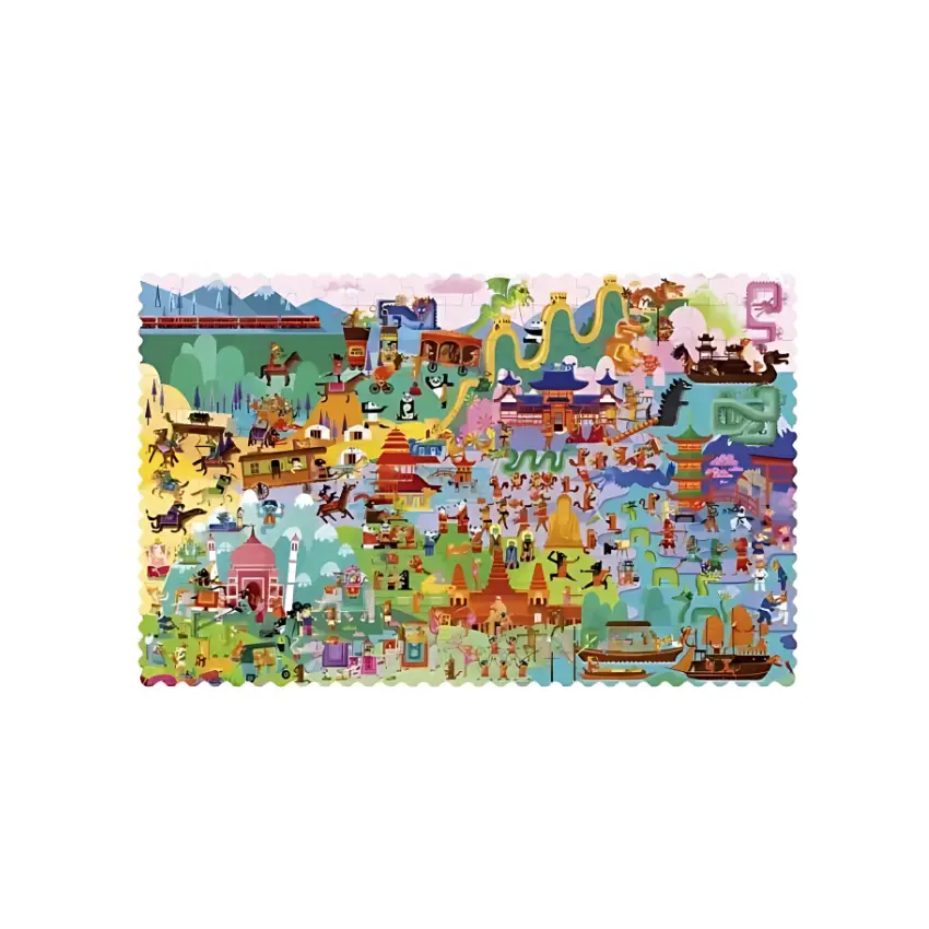 Mideer Travel Around the World Puzzle – Mysterious Asia – 180 Pieces (1)