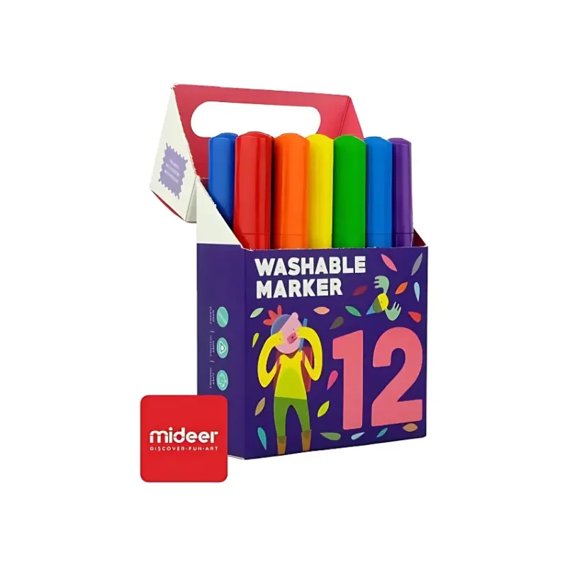 Mideer Washable Marker Pens 12 Colors Main Image