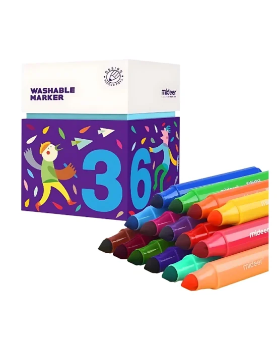 Mideer Washable Markers 36 Colors