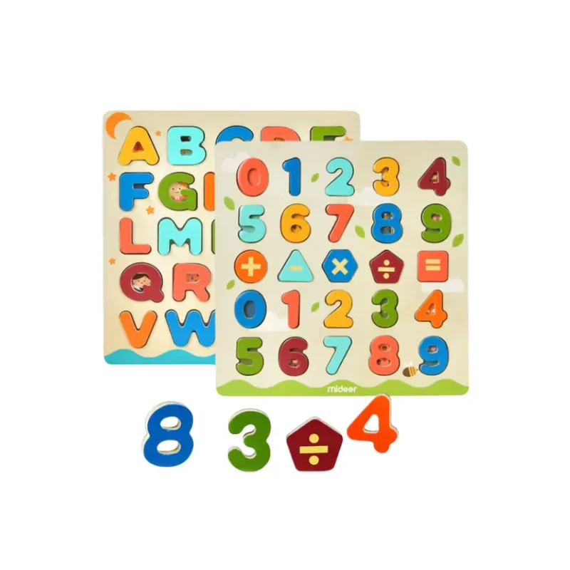 Mideer Wooden Number Board - 25 Pieces