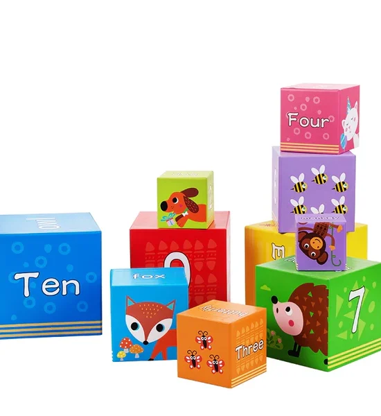 Multi-functional Stacking Cube 10pc 1