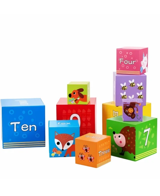 Multi-functional Stacking Cube 10pc