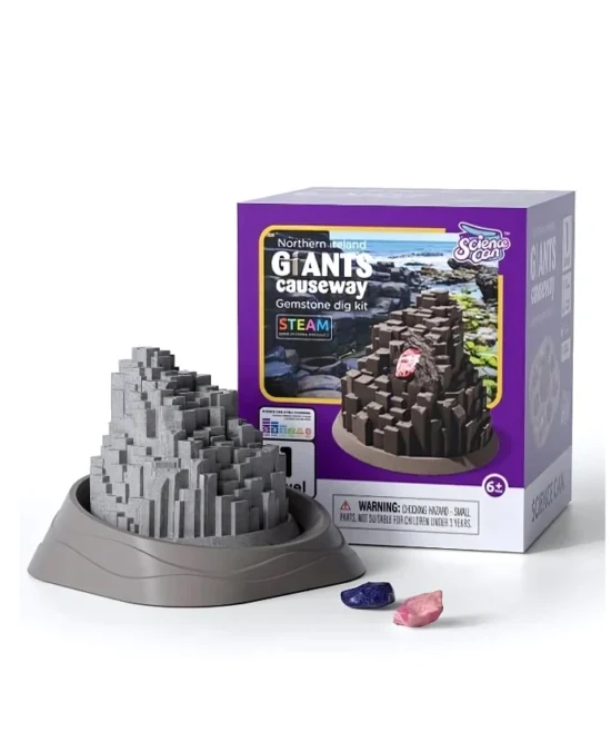 TopBright ScienceCan Northern Ireland Giant's Causeway Gemstone Dig Kit