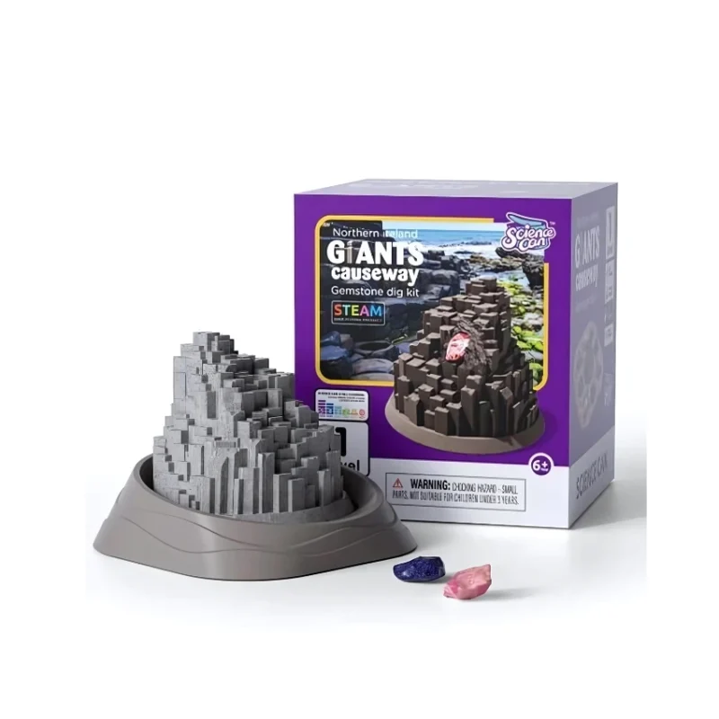 TopBright ScienceCan Northern Ireland Giant's Causeway Gemstone Dig Kit