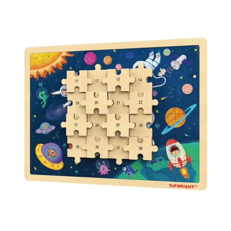 TopBright Wooden Puzzle – Spacecraft – 48 Pieces (3)