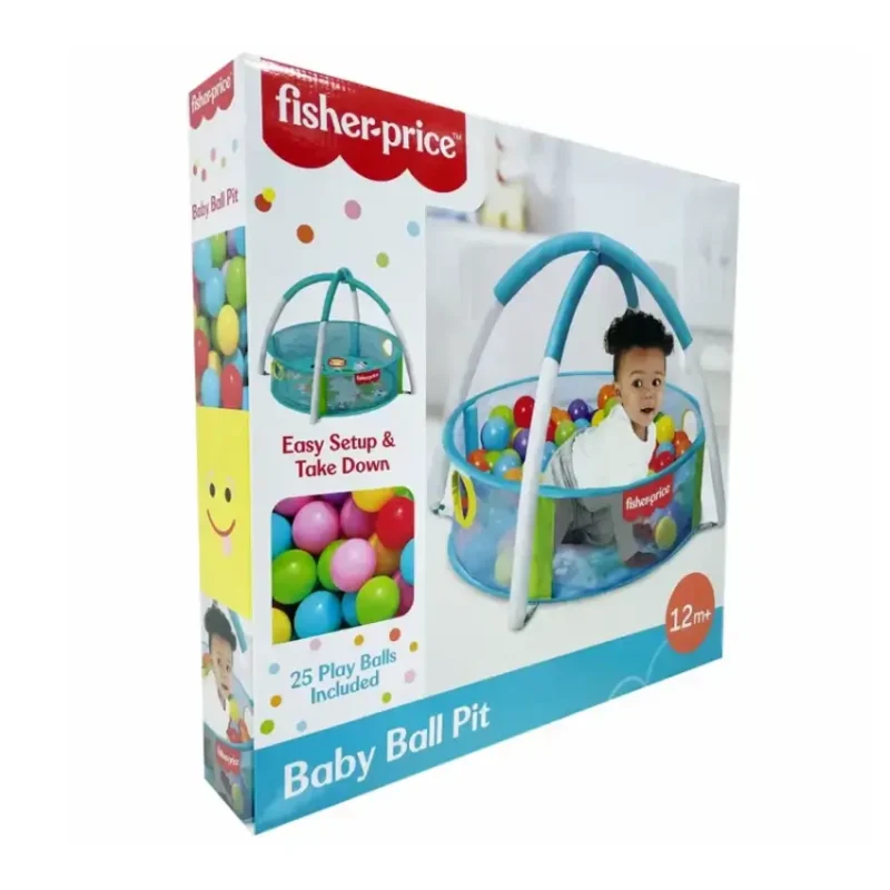 Fisher-Price Baby Ball Pit with 25 Play Balls 2