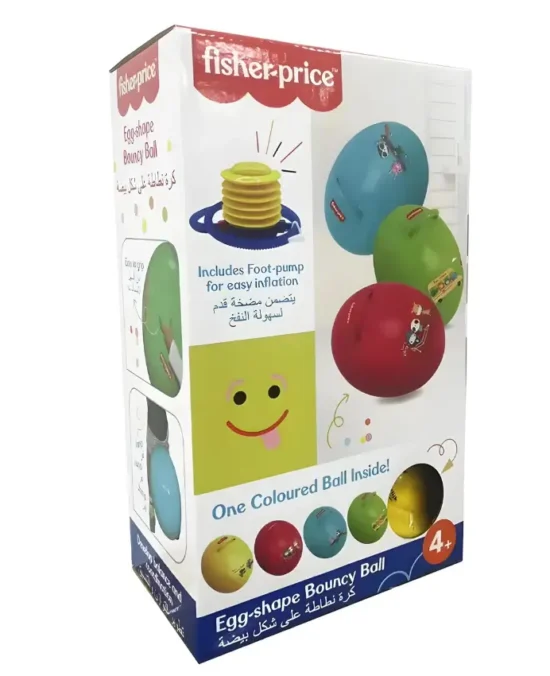 Fisher-Price Bouncy Egg with Foot Pump Main