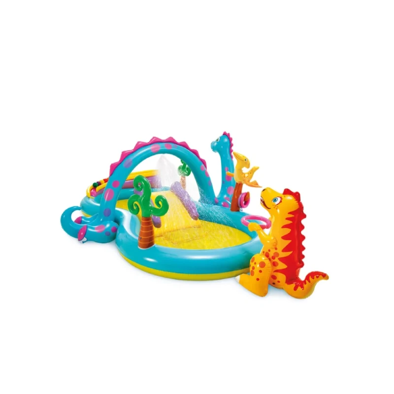 Intex Dinoland Inflatable Play Center with Slide Second View