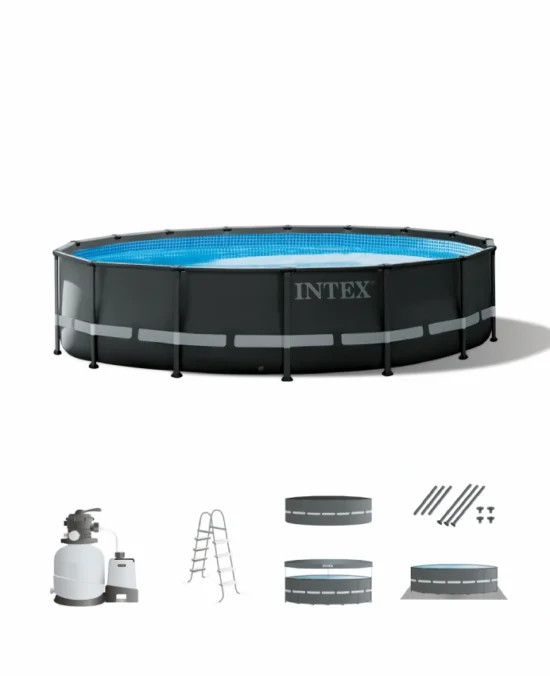 Intex Ultra XTR Round Swimming Pool with a Sand Filter Pump Main