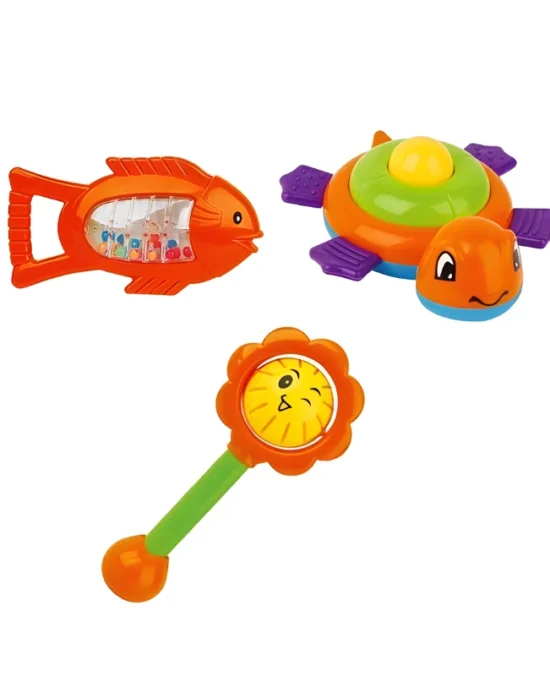 Tanny Toys Baby Rattle - 3-Piece Set