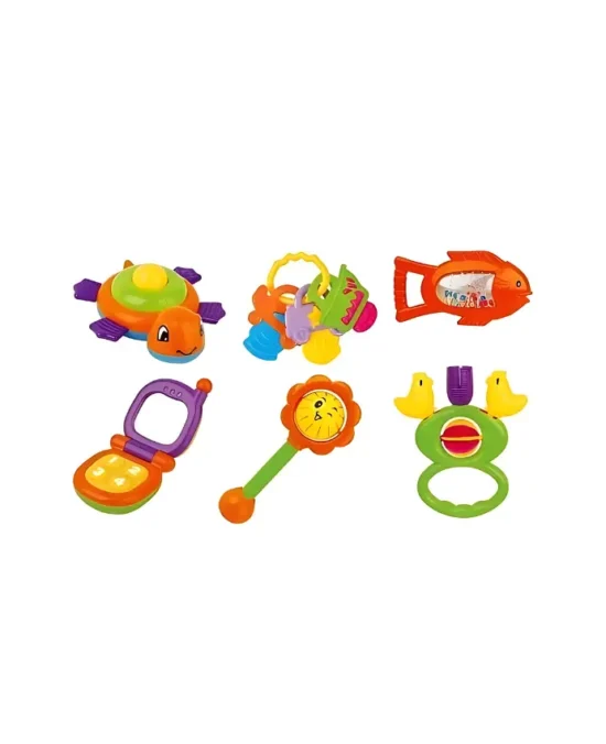 Tanny Toys Baby Rattle - 6-Piece Set Main Pic