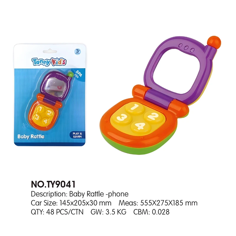 Tanny Toys Baby Rattle Phone Main