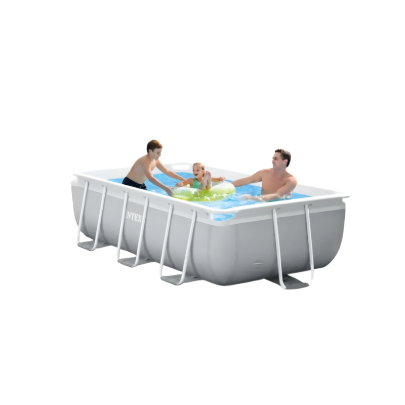 Intex Prism Frame Rectangular Swimming Pool – 300x175x80cm 1