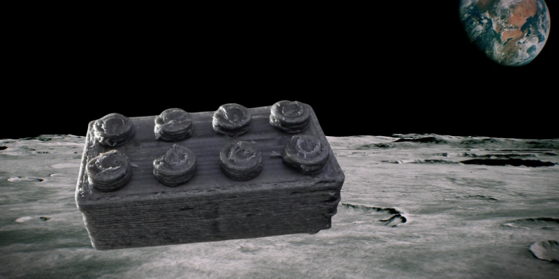 Scientists 3D Print LEGOs from 4.5-Billion-Year-Old Meteorite