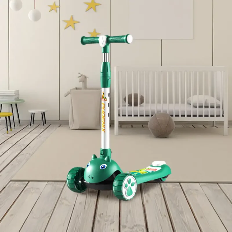 BravoExpress Kids Glider Scooter with Animal Characters