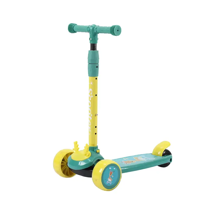 BravoExpress New Children's Kick Scooter Green