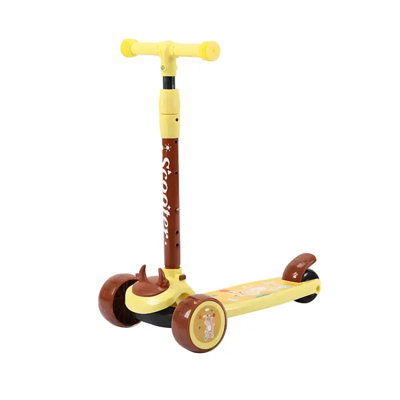 BravoExpress New Children's Kick Scooter Yellow