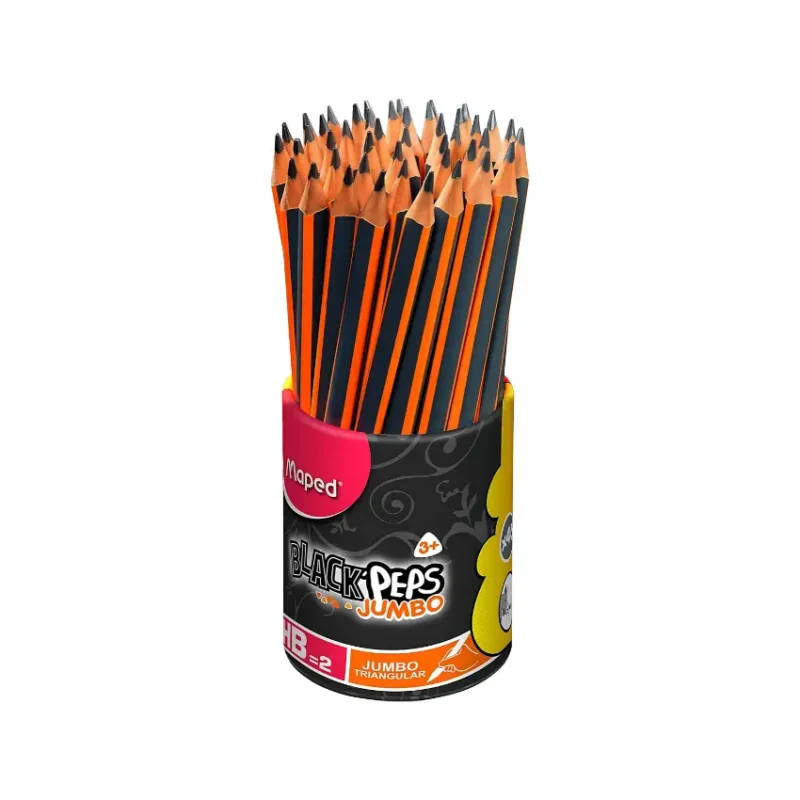 Maped Black Peps Jumbo Pencils Main