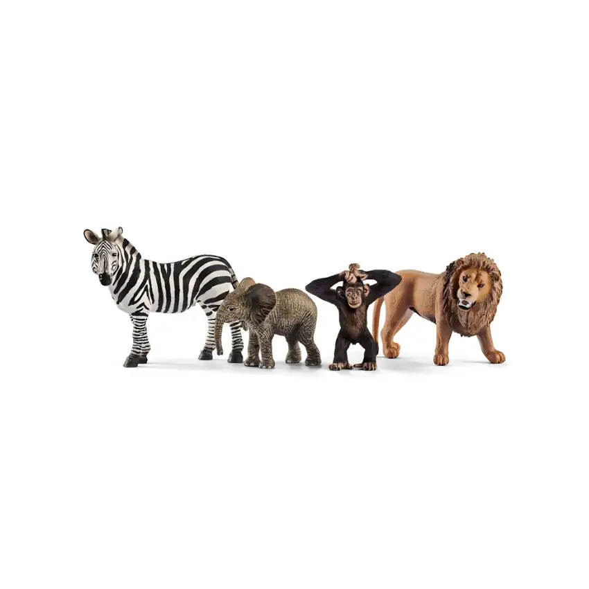 Schleich Farm Animal Figurines – Wildlife Starter Set Items Included