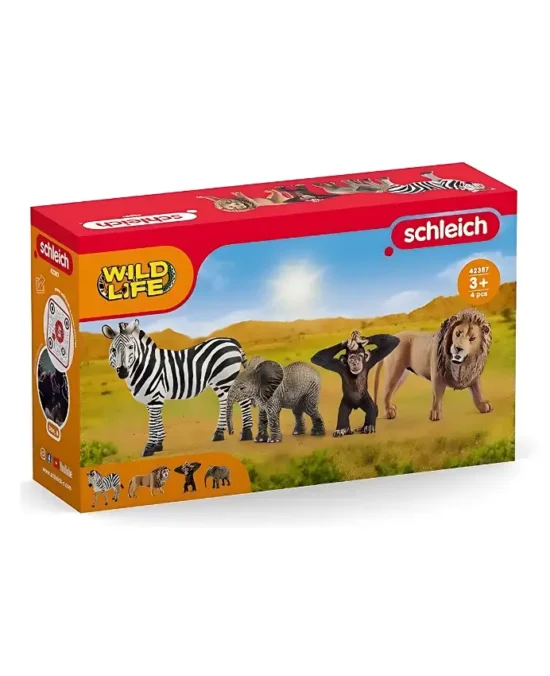 Schleich Farm Animal Figurines – Wildlife Starter Set Main