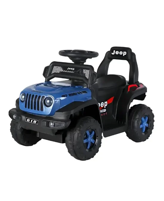 BravoExpress Jeep Wrangler Ride-On Toy Car Blue