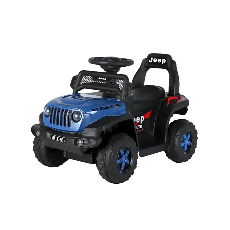 BravoExpress Jeep Wrangler Ride-On Toy Car Blue