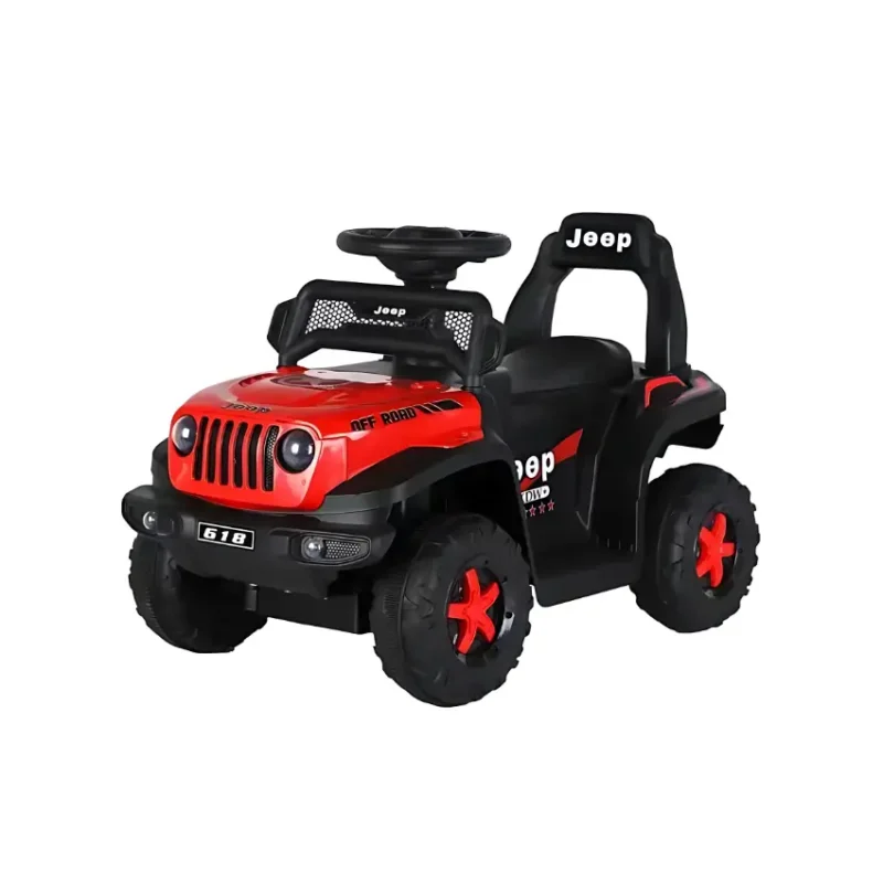 BravoExpress Jeep Wrangler Ride-On Toy Car Red