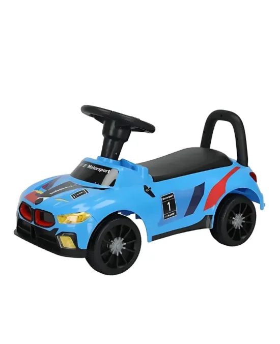 BravoExpress Motorsport Racer Ride-On Toy Car Blue