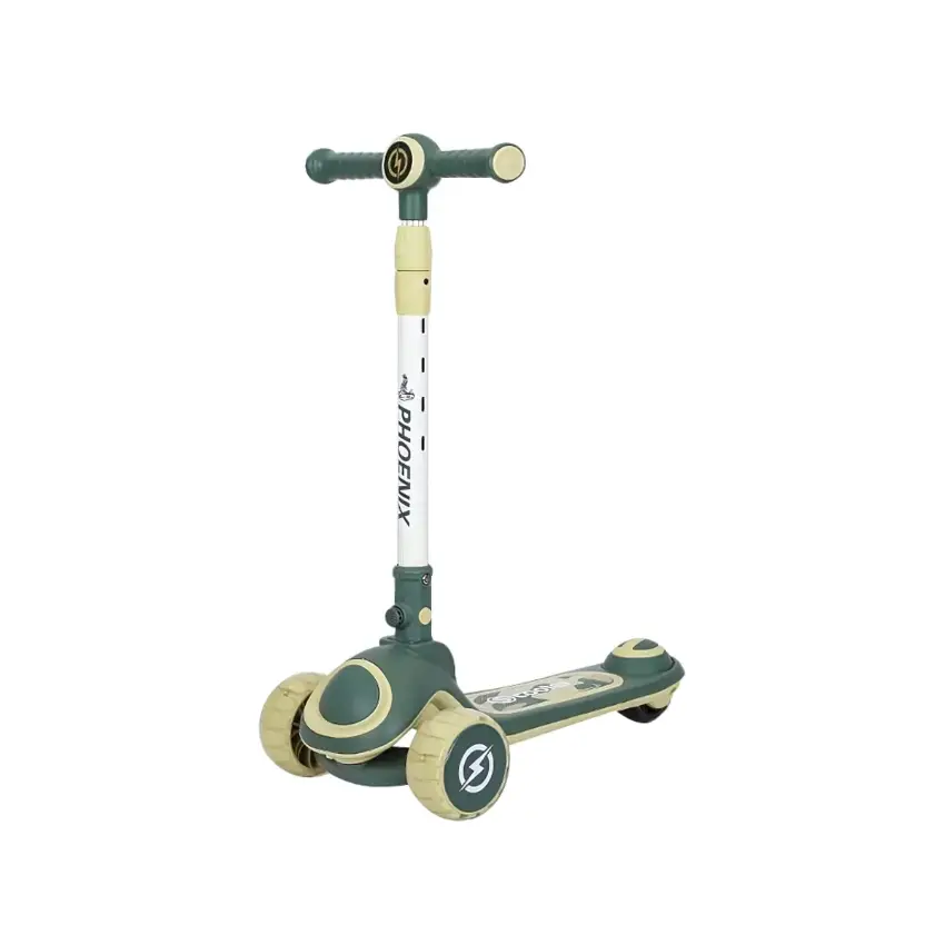 BravoExpress Phoenix Kids Glider Scooter Green