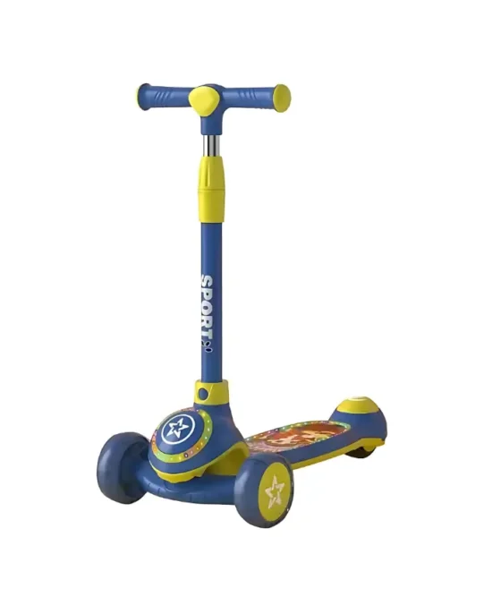 BravoExpress Sport Kids Glider Scooter Dimensions Blue Image