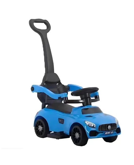 BravoExpress Sportster Sleek Coupe Kids Push Car Blue