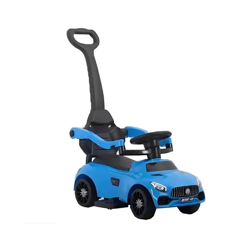 BravoExpress Sportster Sleek Coupe Kids Push Car Blue Main