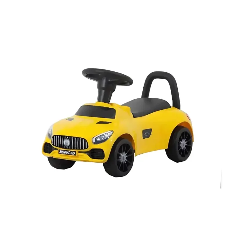 BravoExpress Sportster Sleek Coupe Ride-On Toy Car Yellow Main